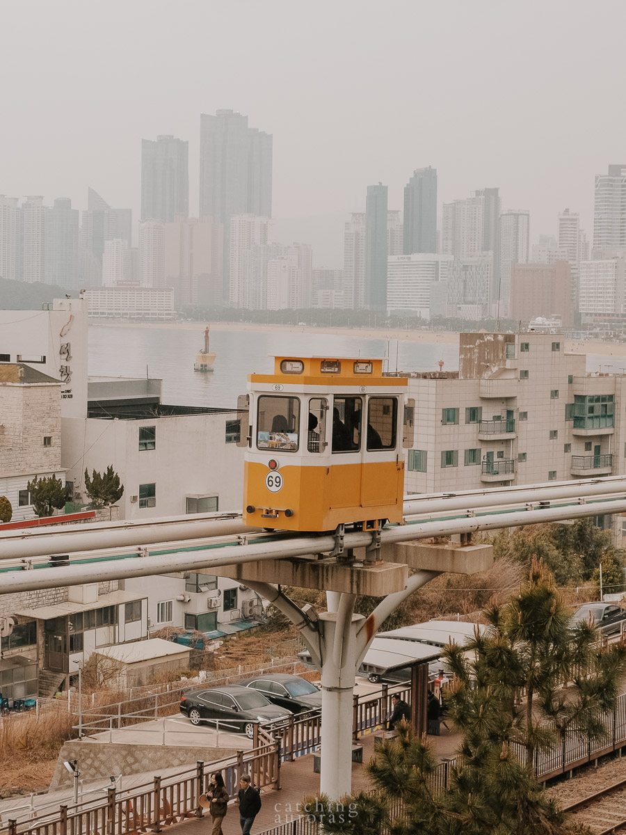 Sky cars in Busan, South Korea